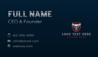 Bull Horn Esports Business Card Design