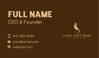 Elegant Plume Quill Business Card