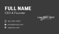 Tees Business Card example 2