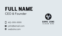 Gaming Coyote Wolf Business Card Image Preview