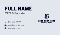 Wild Alpha Wolf Business Card