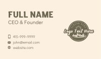Vintage Mountain Badge Business Card