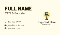 Desk Lamp Business Card example 2