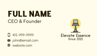 Bedroom Lamp Appliance Business Card