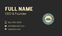 Forest Lumberjack Woodcutting Business Card