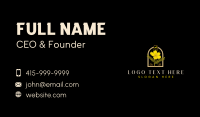 Tribulus Omanense Flower Business Card