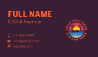 Summer Island Beach Business Card Design