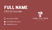 Organic Spa Letter T  Business Card