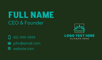 Plant Leaf Gardening Business Card