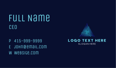 Pyramid Firm Company Business Card Image Preview