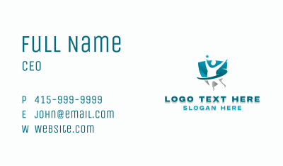 Professional Leadership Coach Business Card Image Preview