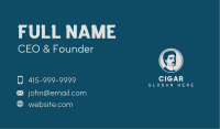 Male Moustache Grooming Salon Business Card