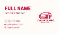 Red Sports Car Business Card