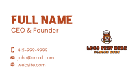 Lion Stew Chef Restaurant Business Card Design