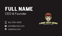 Man Player Gaming Business Card