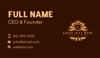 Royal Crown Leaf Business Card