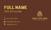 Royal Lion Crown Business Card