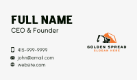 Mountain Excavator Machinery Business Card Image Preview