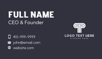 Column Business Card example 2