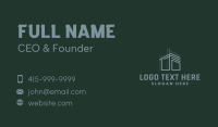 Home Builder Renovation Business Card