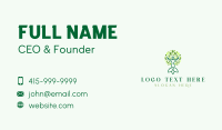 Woman Tree Lotus Spa Business Card
