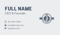 Crown Plumbing Wrench  Business Card Design