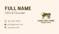 Dairy Cattle Farm Business Card