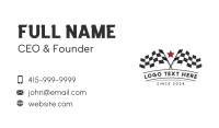 Track Business Card example 1