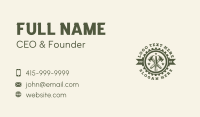 Hammer Chisel Woodworking  Business Card