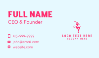 Woman Aerial Gymnast  Business Card