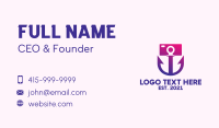 Anchor Camera Business Card