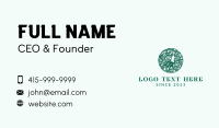 Nature Hair Person Business Card Design