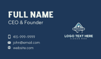 Mountain Hiking Travel Business Card
