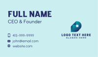 Tech Company Letter D  Business Card