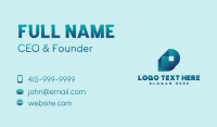 Tech Company Letter D  Business Card