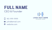 Bridge Construction Company Letter H Business Card