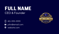 Deluxe Decorative Shield Business Card