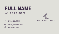 Artisanal Business Card example 2