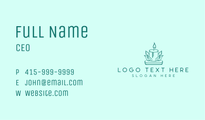Decor Wax Candle Business Card