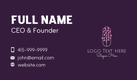 Natural Gardening Petals  Business Card