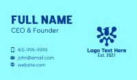 Blue Digital Eagle Business Card