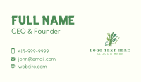 Organic Food Cutlery Business Card