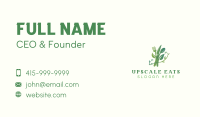 Organic Food Cutlery Business Card Image Preview