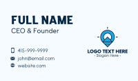 Pin Locator Business Card example 1