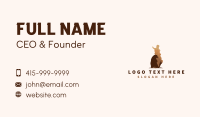 Brown Bear Business Card example 1