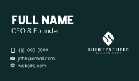 Modern Letter S Business Company Business Card