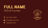 Gold Tree Eco Friendly Business Card