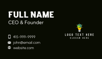 Lightbulb Idea Messaging  Business Card Design