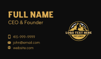 Mountain Summit Adventure Business Card