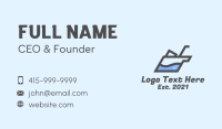 Slanted Business Card example 3